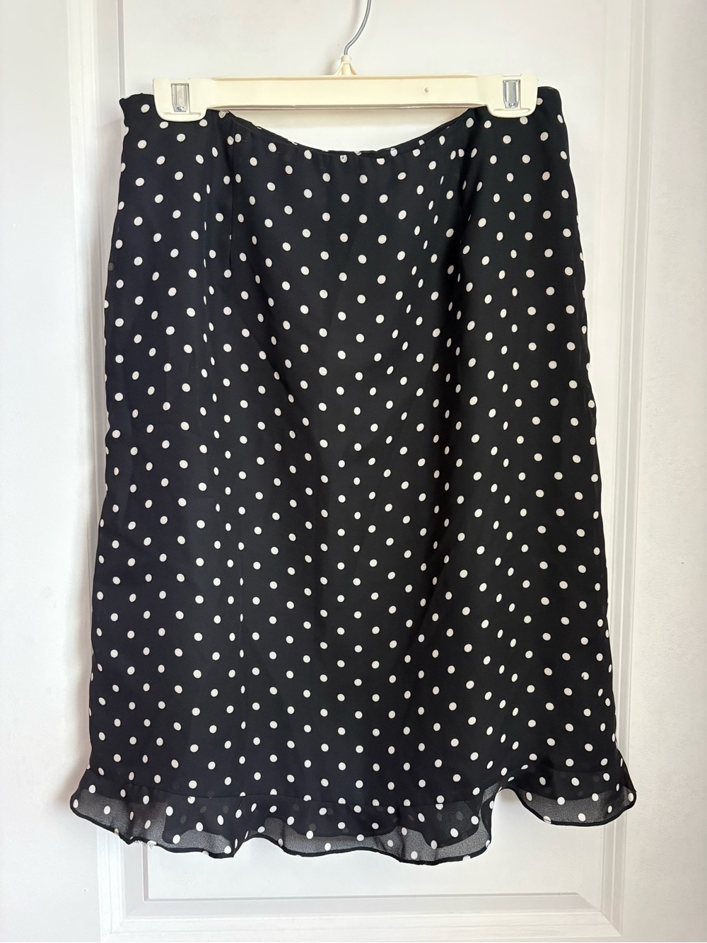 Vintage Robbie Bee Black and White Polka Dot Skirt